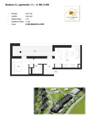 Prodej bytu 2+kk, Černý Důl, 61 m2