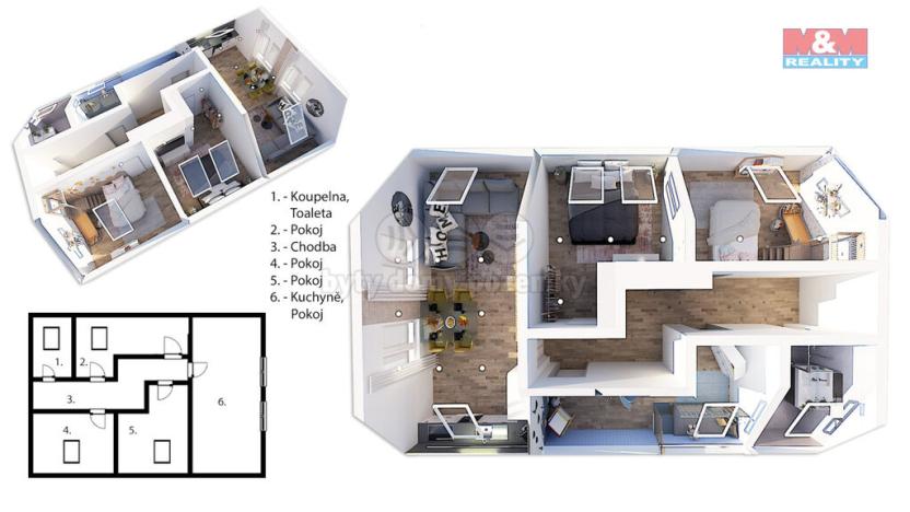 Prodej bytu 4+kk, Raspenava, Hejnická, 85 m2