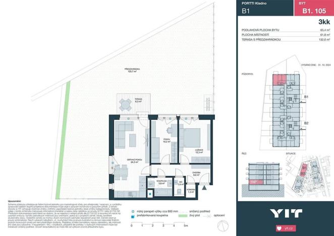 Prodej bytu 3+kk, Kladno, Ke stadionu, 61 m2