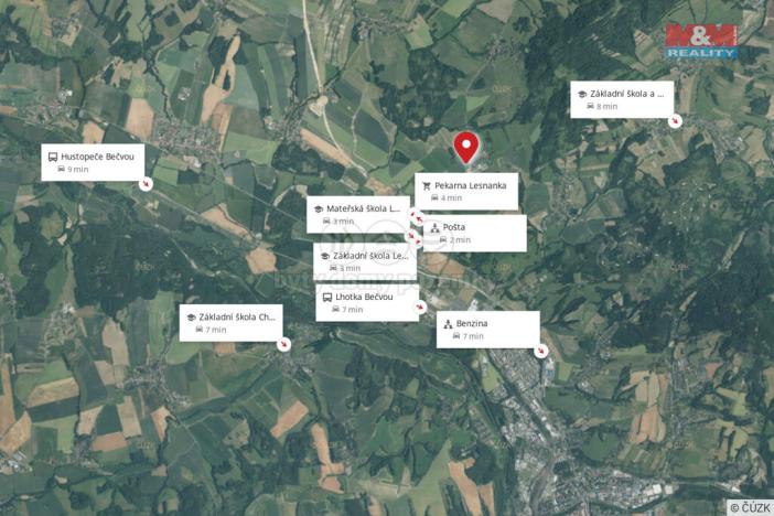 Prodej pozemku pro bydlení, Lešná - Perná, 1007 m2