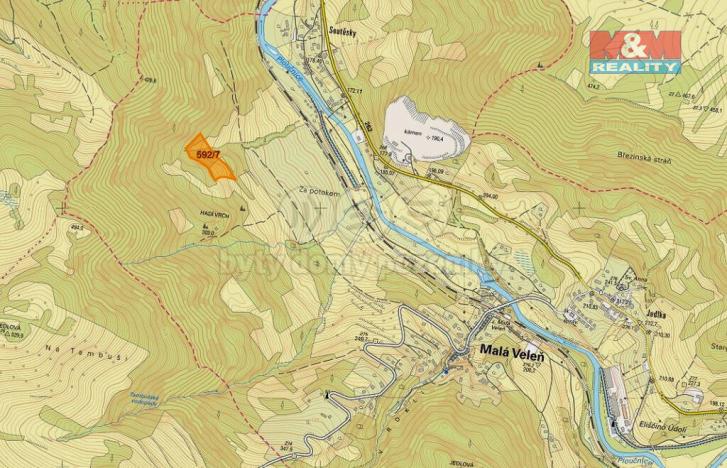 Prodej louky, Malá Veleň, 13017 m2