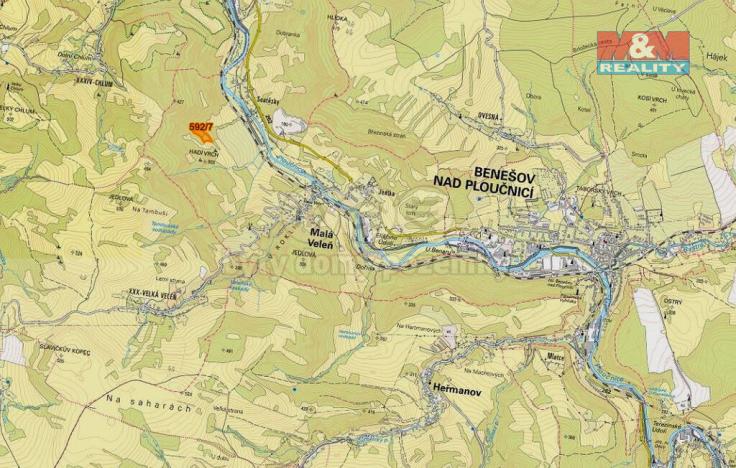 Prodej louky, Malá Veleň, 13017 m2