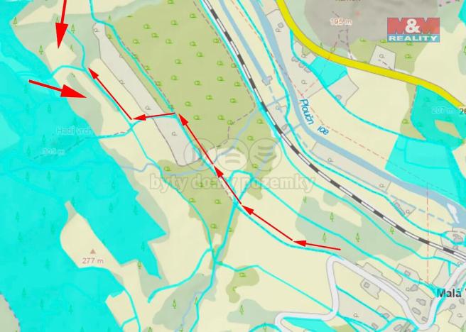 Prodej louky, Malá Veleň, 13017 m2