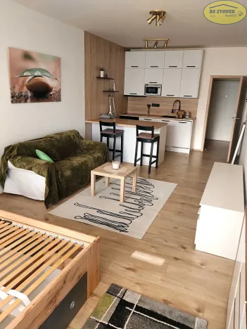 Pronájem bytu 1+kk, Kroměříž, Obvodová, 45 m2