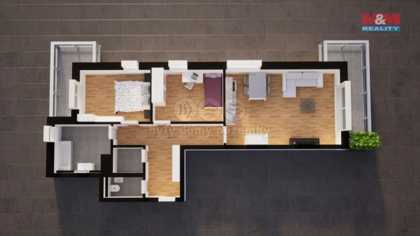 Prodej bytu 3+kk, Jablonec nad Nisou, Jezdecká, 76 m2