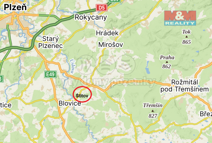 Prodej rodinného domu, Blovice - Štítov, 126 m2