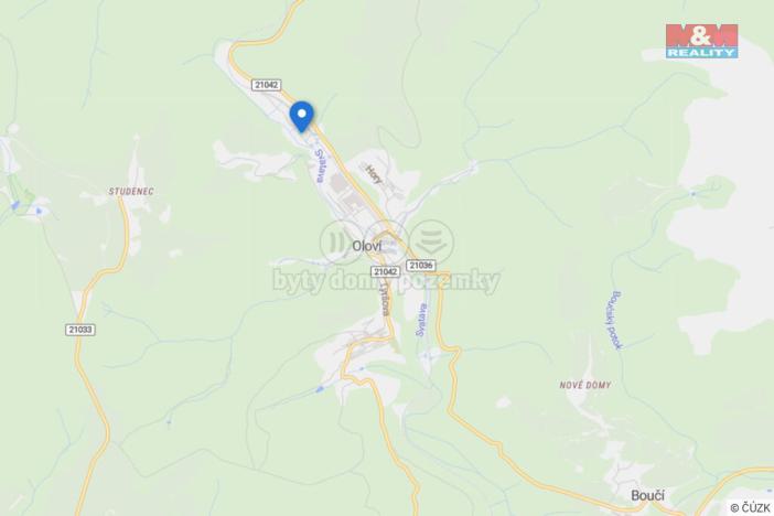 Prodej pozemku pro bydlení, Oloví - Hory, 1138 m2