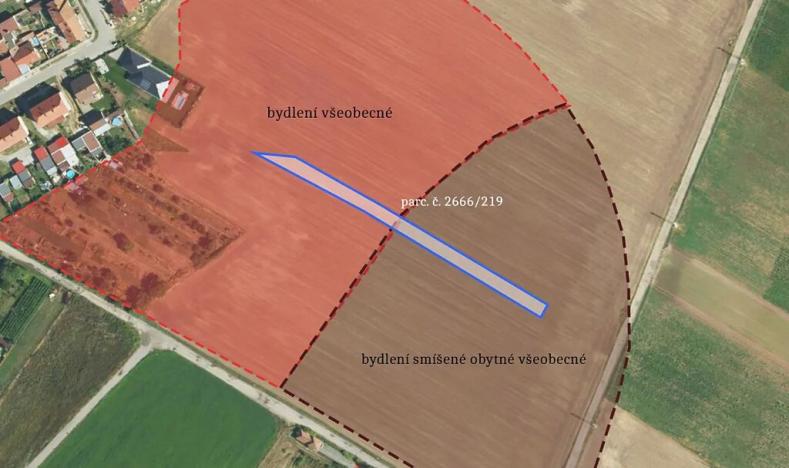 Prodej pozemku pro bydlení, Břeclav, 1266 m2