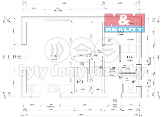 Prodej rodinného domu, Černiv, 90 m2