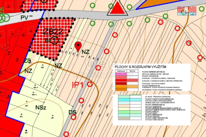 Prodej pole, Velký Újezd, 872 m2