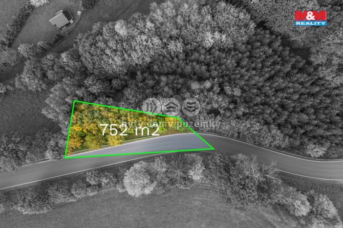 Prodej lesa, Kosov, 752 m2