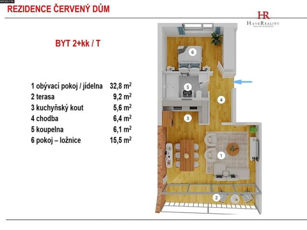 Prodej bytu 2+kk, Benešov, 80 m2