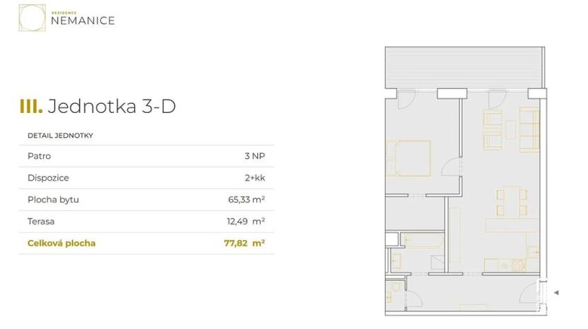Prodej bytu 2+kk, České Budějovice, K. Šatala, 64 m2