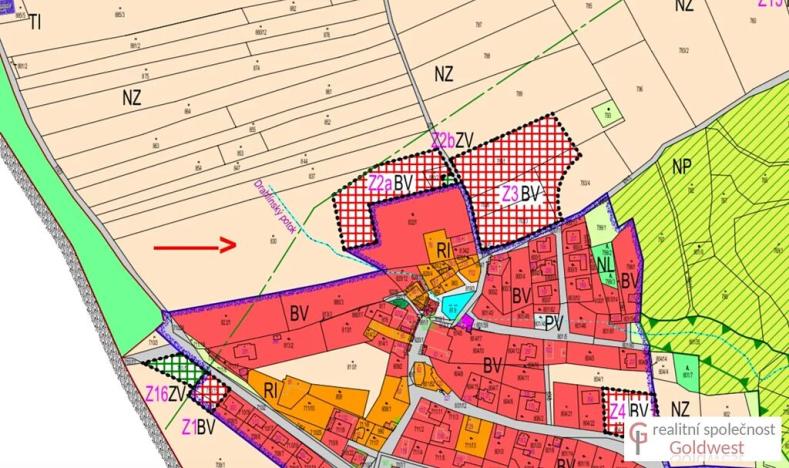 Prodej pozemku pro bydlení, Drahlín, 7939 m2