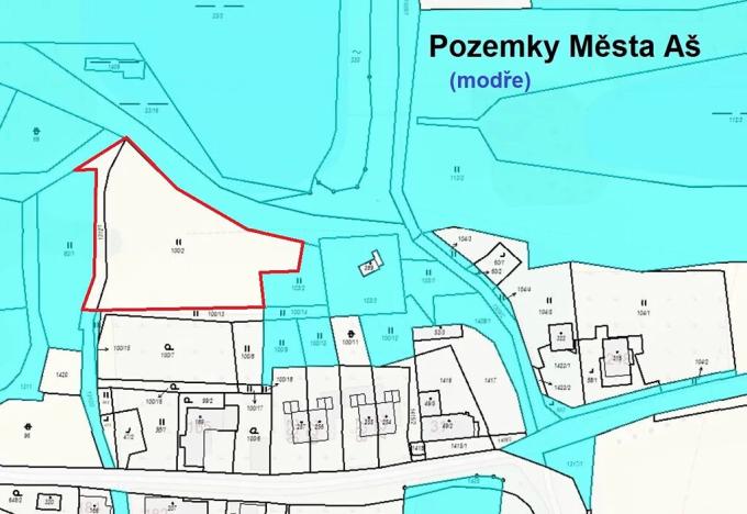 Prodej pozemku pro bydlení, Aš, 2316 m2