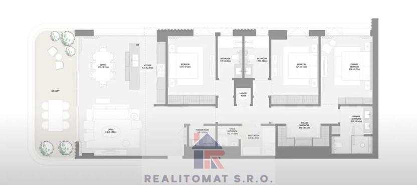 Prodej bytu 3+kk, Dubaj, Spojené arabské emiráty, 220 m2