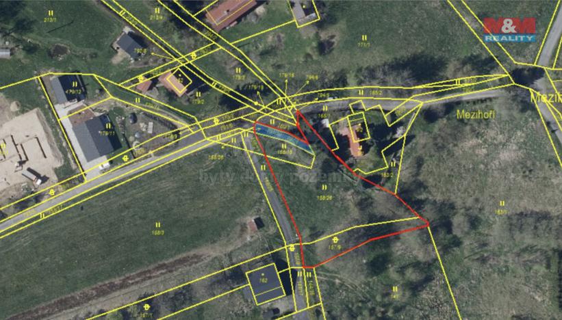 Prodej pozemku pro bydlení, Blatno - Mezihoří, 1645 m2