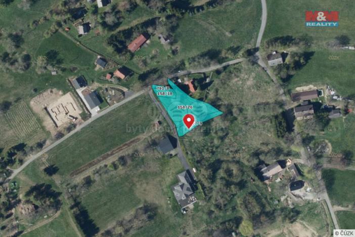 Prodej pozemku pro bydlení, Blatno - Mezihoří, 1645 m2