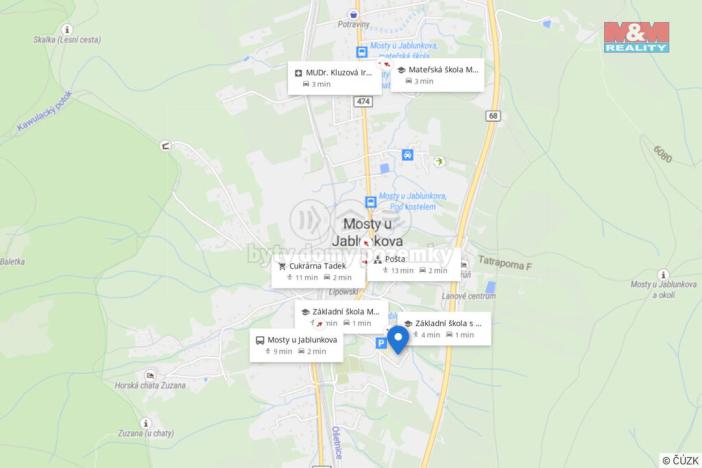 Prodej bytu 3+1, Mosty u Jablunkova, 62 m2