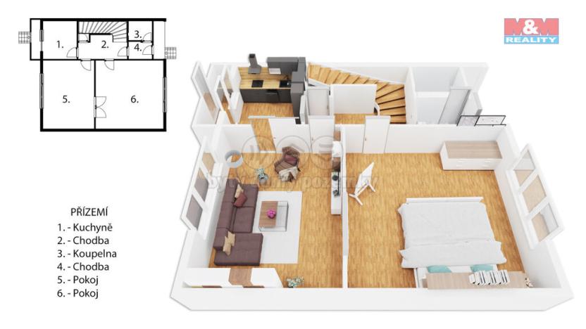 Prodej rodinného domu, Prostějov, Strojnická, 115 m2