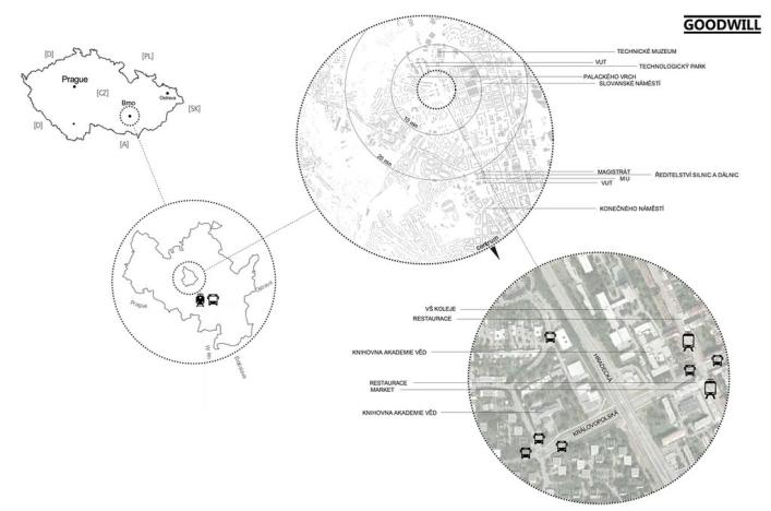Pronájem obchodního prostoru, Brno, Královopolská, 450 m2
