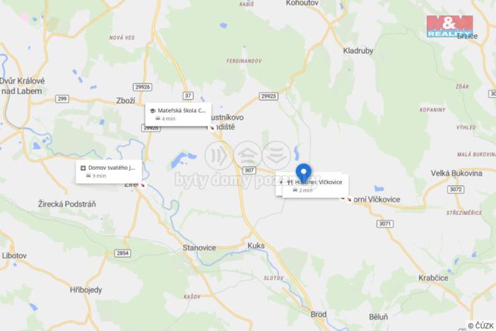 Prodej pozemku pro bydlení, Vlčkovice v Podkrkonoší - Dolní Vlčkovice, 1534 m2