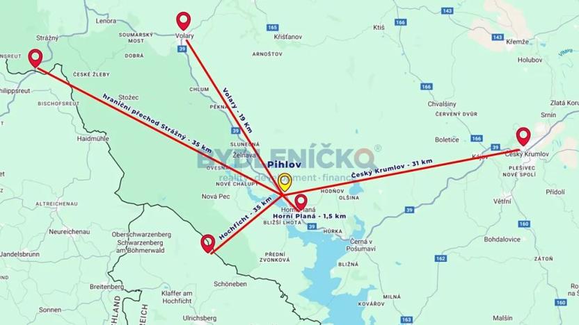 Prodej pozemku pro bydlení, Horní Planá, Pihlov, 4291 m2