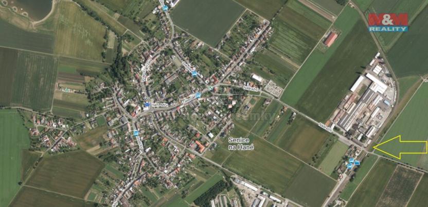 Prodej zahrady, Senice na Hané, 1025 m2