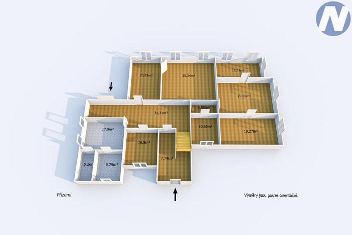 Prodej vily, Holoubkov, 812 m2