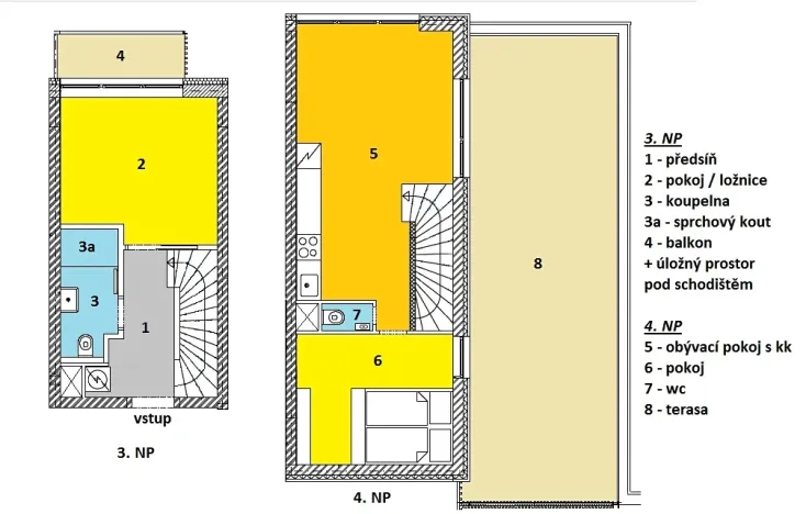 Prodej bytu 3+kk, Praha, Formanská, 61 m2