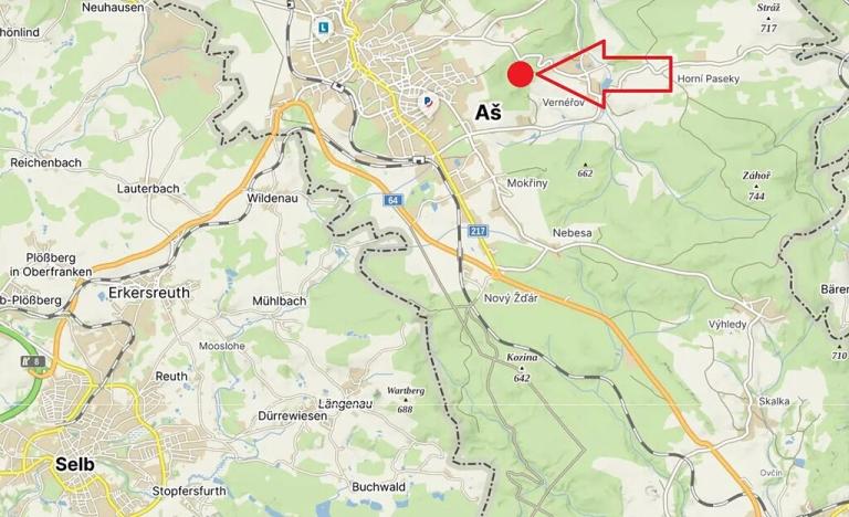 Prodej pozemku pro bydlení, Aš, 13886 m2