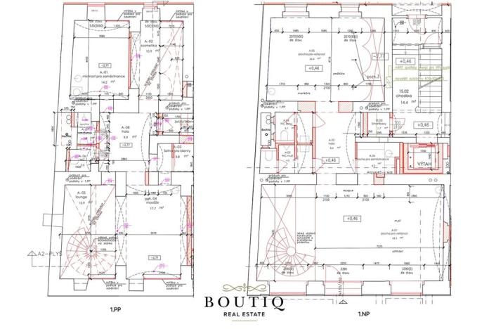 Prodej obchodního prostoru, Praha - Karlín, Křižíkova, 203 m2