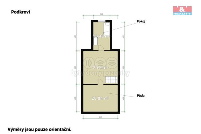 Prodej rodinného domu, Kněževes, Pražská, 67 m2