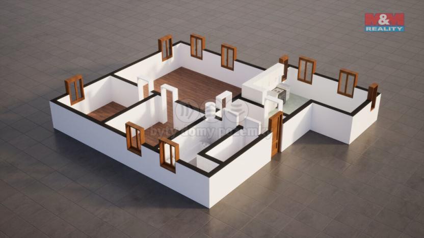 Prodej bytu 3+1, Česká Kamenice - Dolní Kamenice, Děčínská, 88 m2