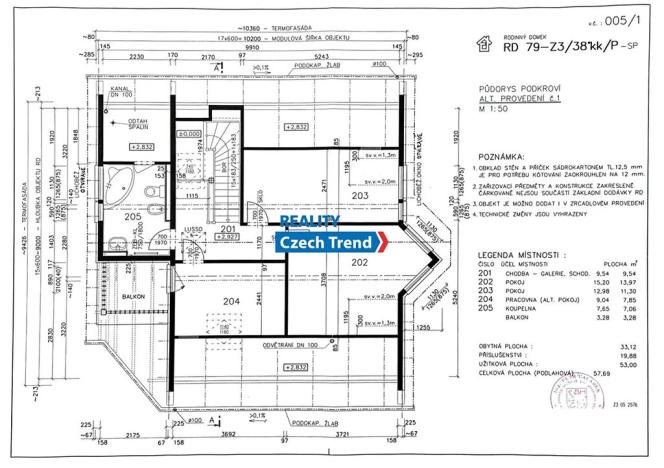 Prodej rodinného domu, Olomouc, Pod Letištěm, 151 m2