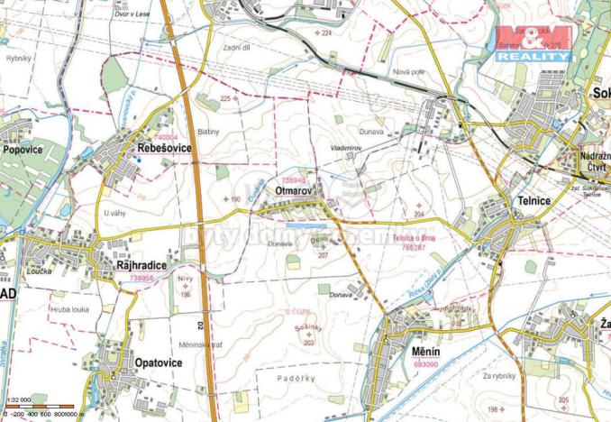 Prodej pole, Měnín, 31465 m2