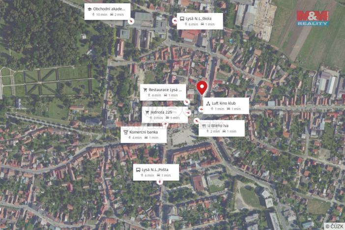 Pronájem obchodního prostoru, Lysá nad Labem, Československé armády, 97 m2