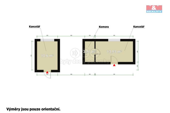 Pronájem kanceláře, Plzeň - Jižní Předměstí, Palackého, 167 m2