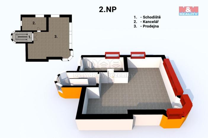 Prodej obchodního prostoru, Uherské Hradiště, Tř. Maršála Malinovského, 300 m2