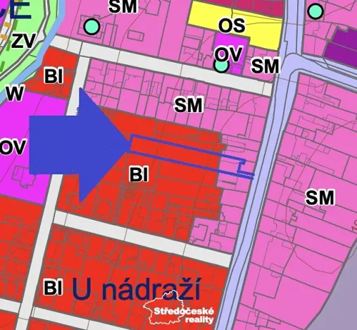 Prodej pozemku pro bydlení, Čelákovice, Masarykova, 1209 m2