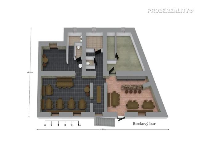 Prodej komerční nemovitosti, Praha - Libeň, Sokolovská, 160 m2