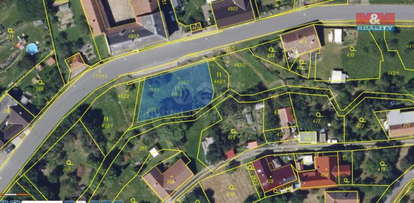 Prodej louky, Skřípov, 512 m2