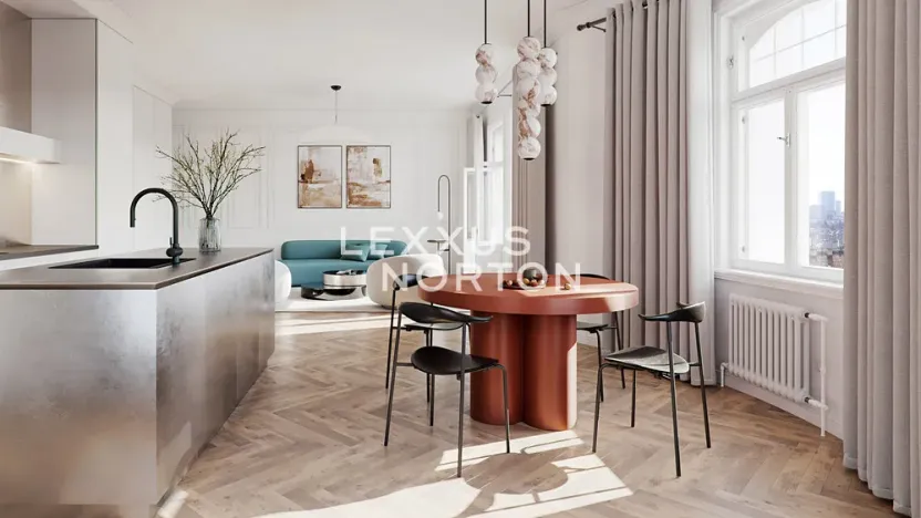 Prodej bytu 4+kk, Praha - Vršovice, Norská, 134 m2