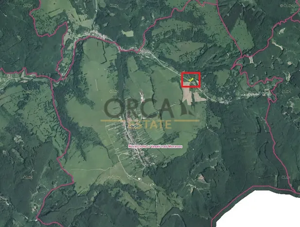Prodej podílu pole, Nová Lhota, 1216 m2