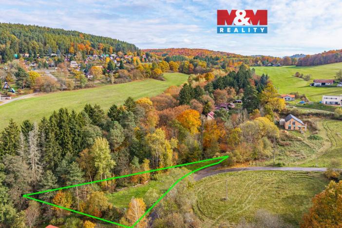 Prodej pozemku pro bydlení, Stříbrná Skalice, 1955 m2