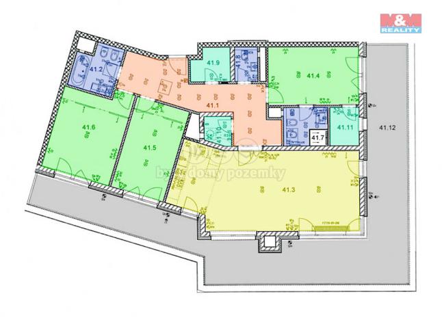 Prodej bytu 4+kk, Praha - Vinohrady, Rubešova, 146 m2