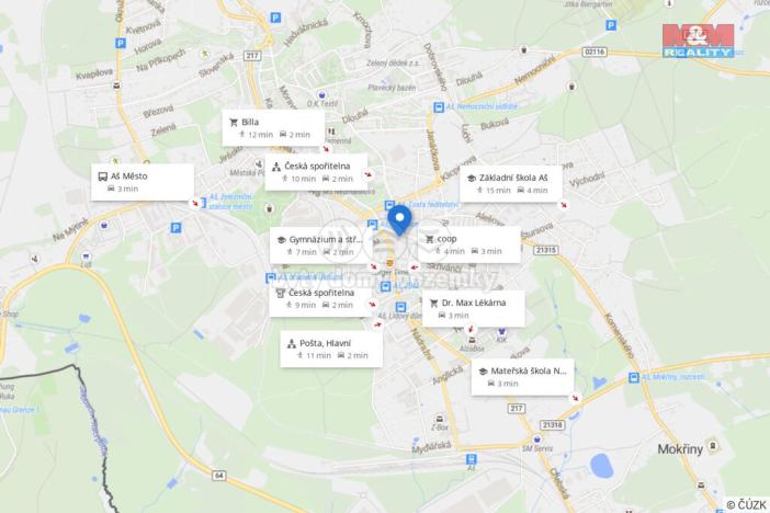 Prodej bytu 2+1, Aš, Sadová, 50 m2