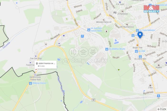 Prodej bytu 2+1, Aš, Sadová, 50 m2