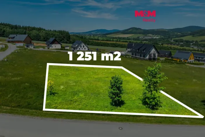 Prodej pozemku pro bydlení, Červená Voda, 1251 m2