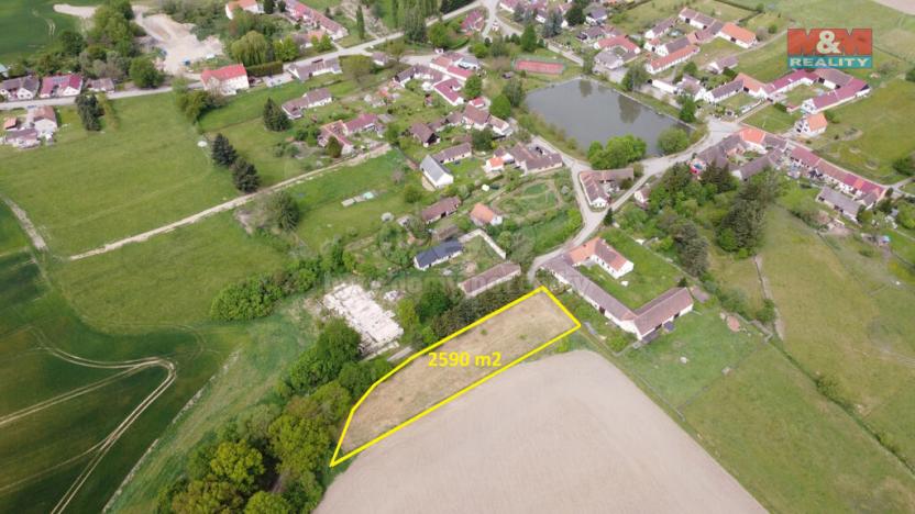 Prodej pozemku pro bydlení, Albrechtice nad Vltavou - Údraž, 2590 m2